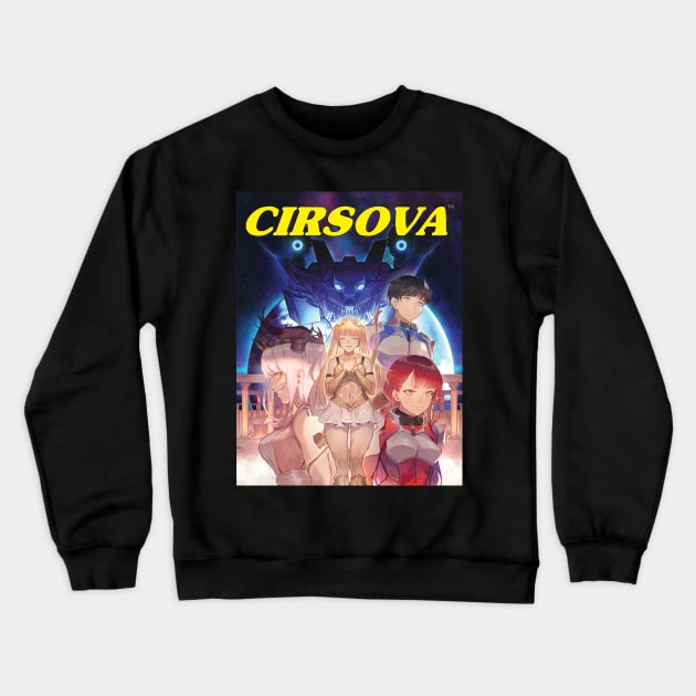 Lupus One Crewneck Sweatshirt by cirsova